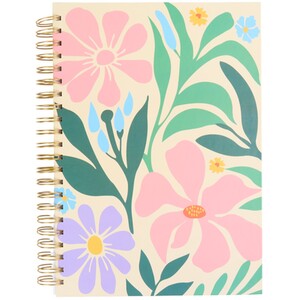 Summer Florals Spiral Notebook A4