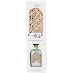 Eucalyptus and Sage Bunny Tail Reed Diffuser