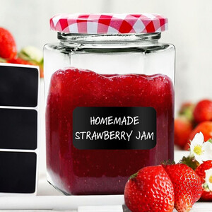 Glass Jam Jars - Hexaganle Jars for Jam, Persered Fruits