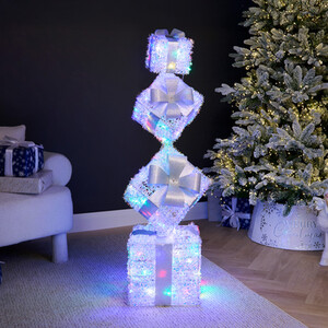 Iridescent LED Stacking Presents Decoration
