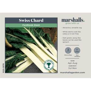 Marshalls Garden Fordhook Giant Swiss Chard Seeds, 500 Seeds