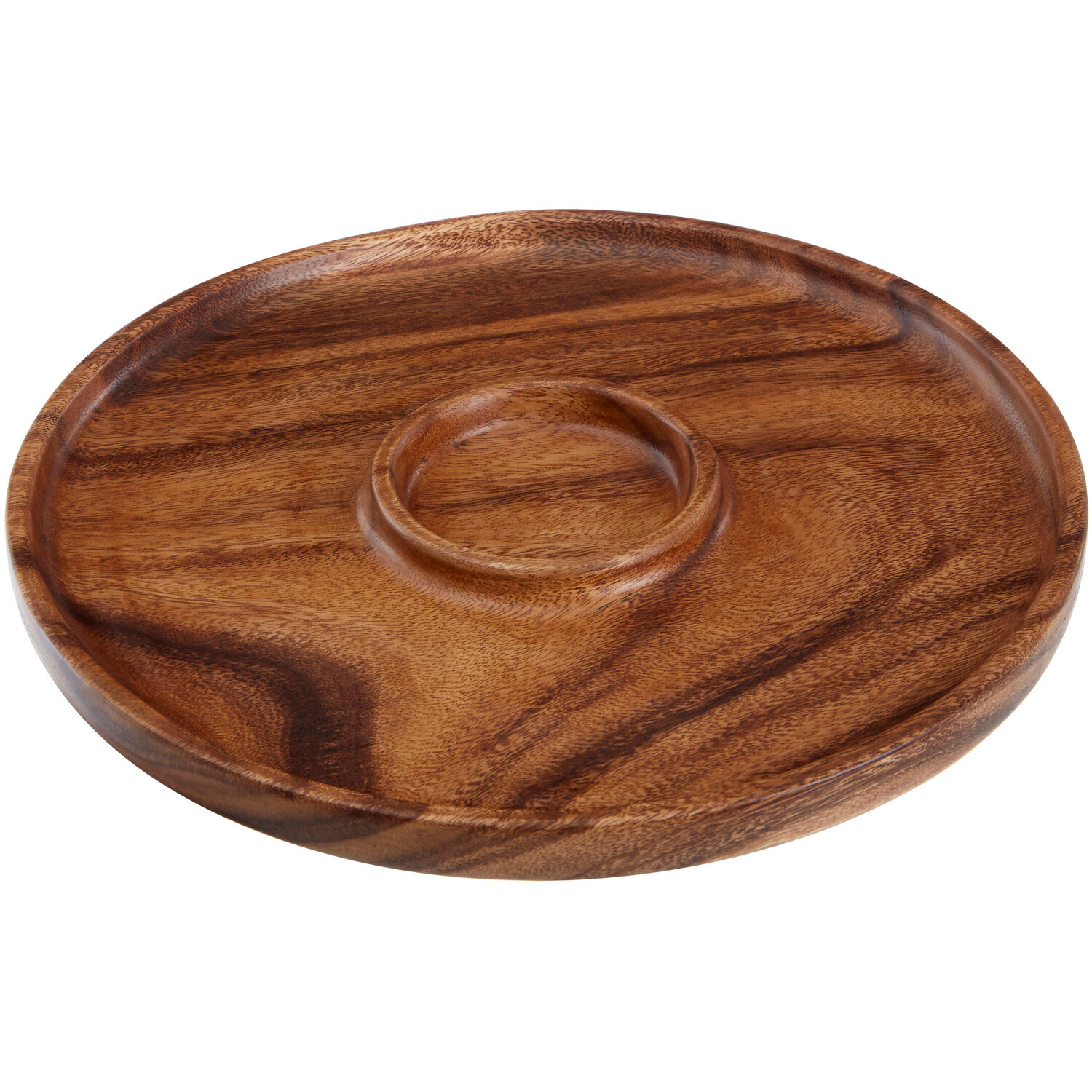 Kora Acaia Chip And Dip Dish - Natural