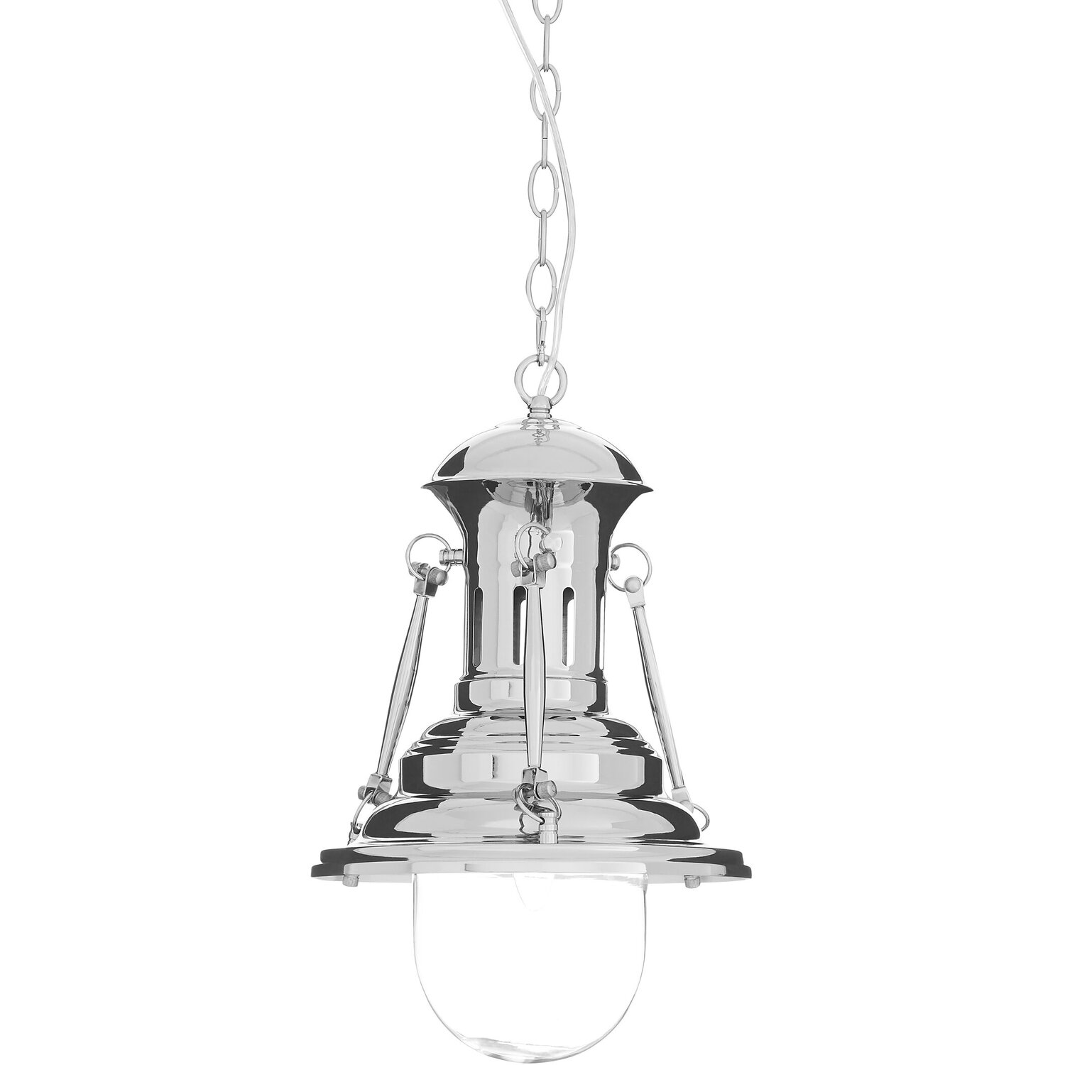 Lexington Small Lighthouse Pendant Light - Silver