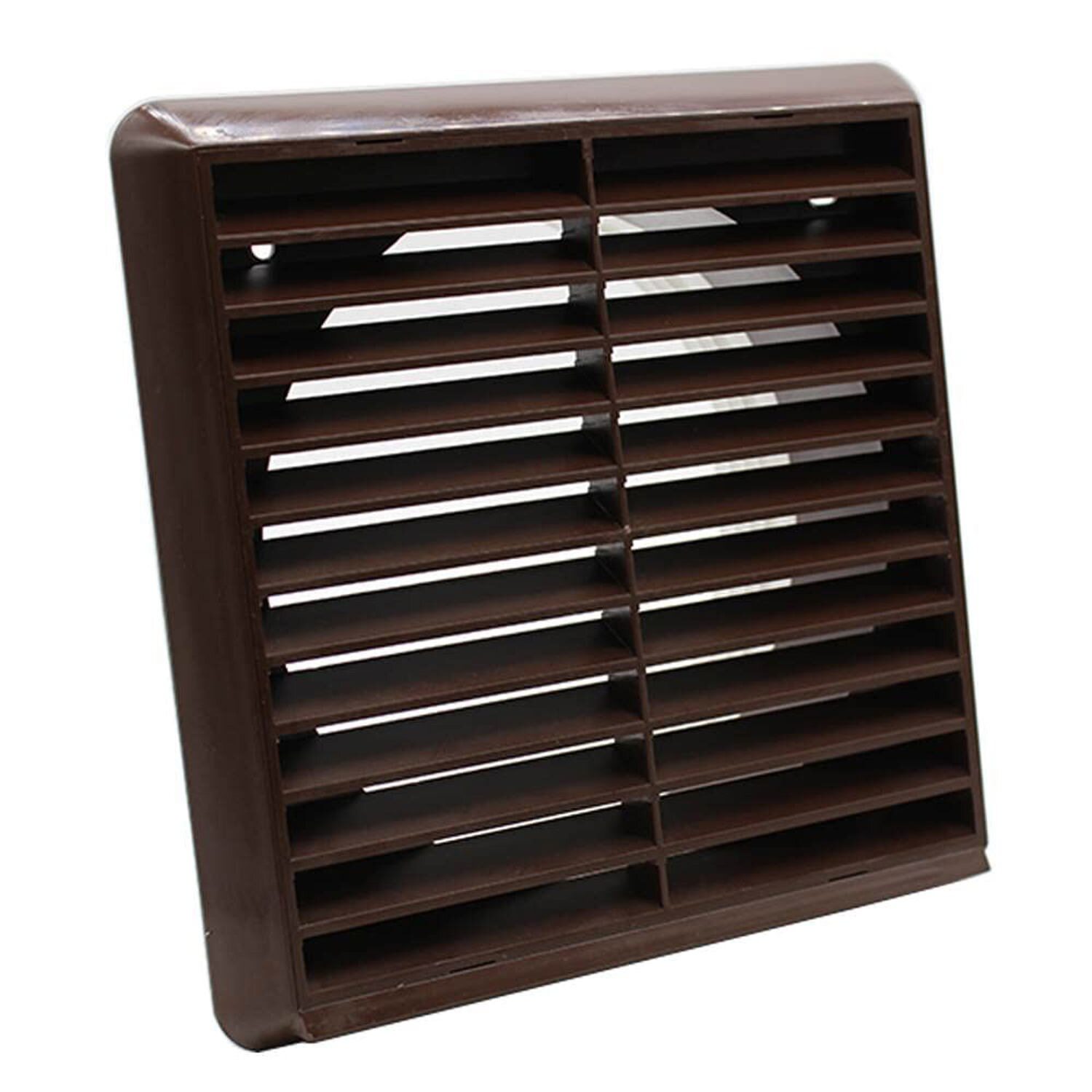 Airvent 150mm Brown Fixed Louvre Grille - ABS - STE00260 - Perfect for Ventilation