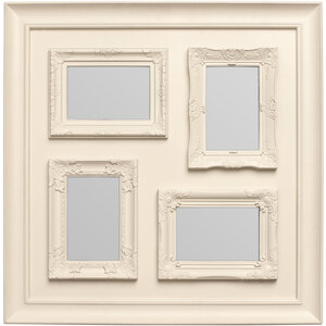 Maren 4 Photo Cream Plastic Multi Photo Frame