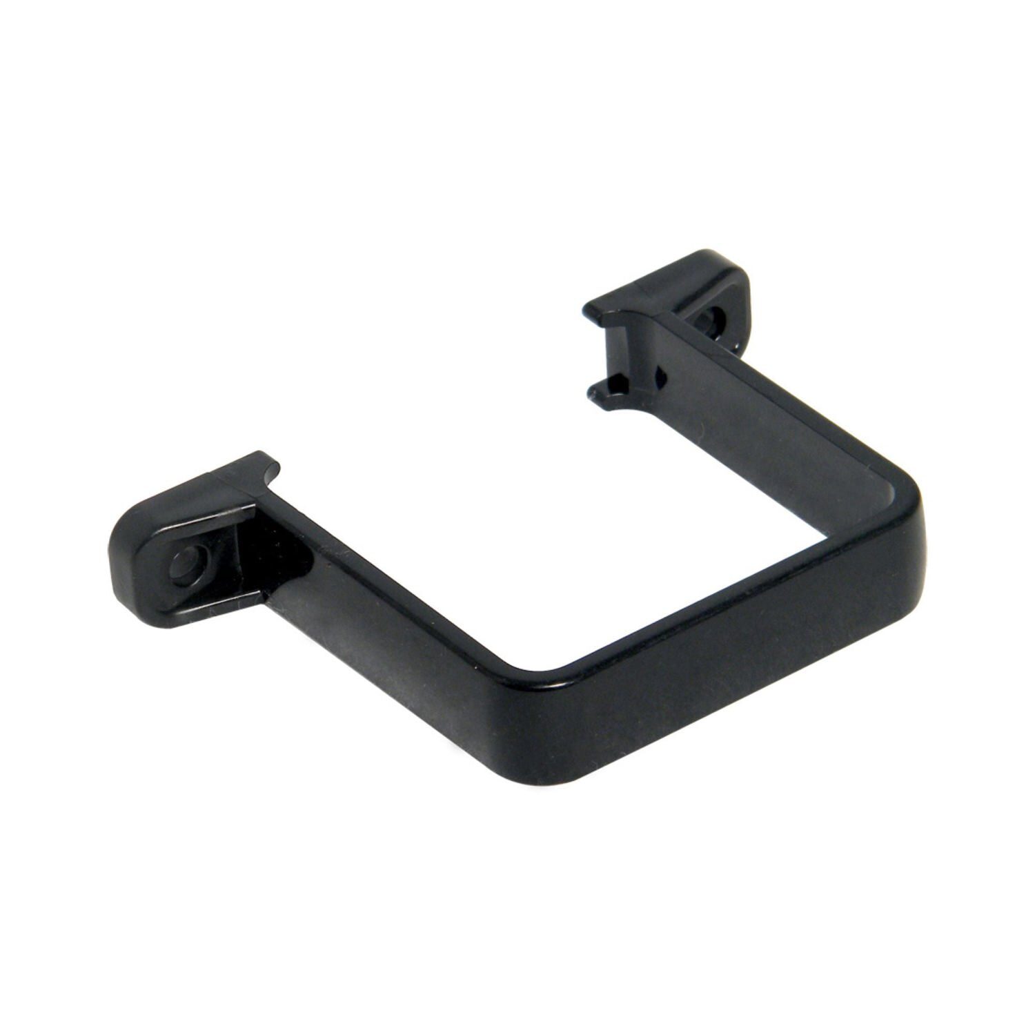 FLOPLAST 65mm Square Flush Down Pipe Clip - Black - Image 5