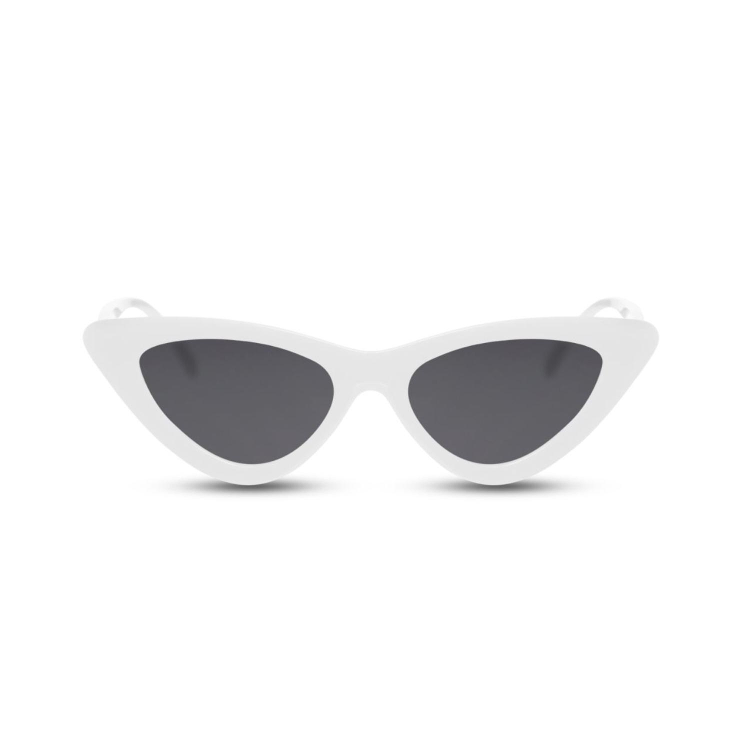 Sunglass Station Coastal Cat-Eye Unisex Sunglasses - White