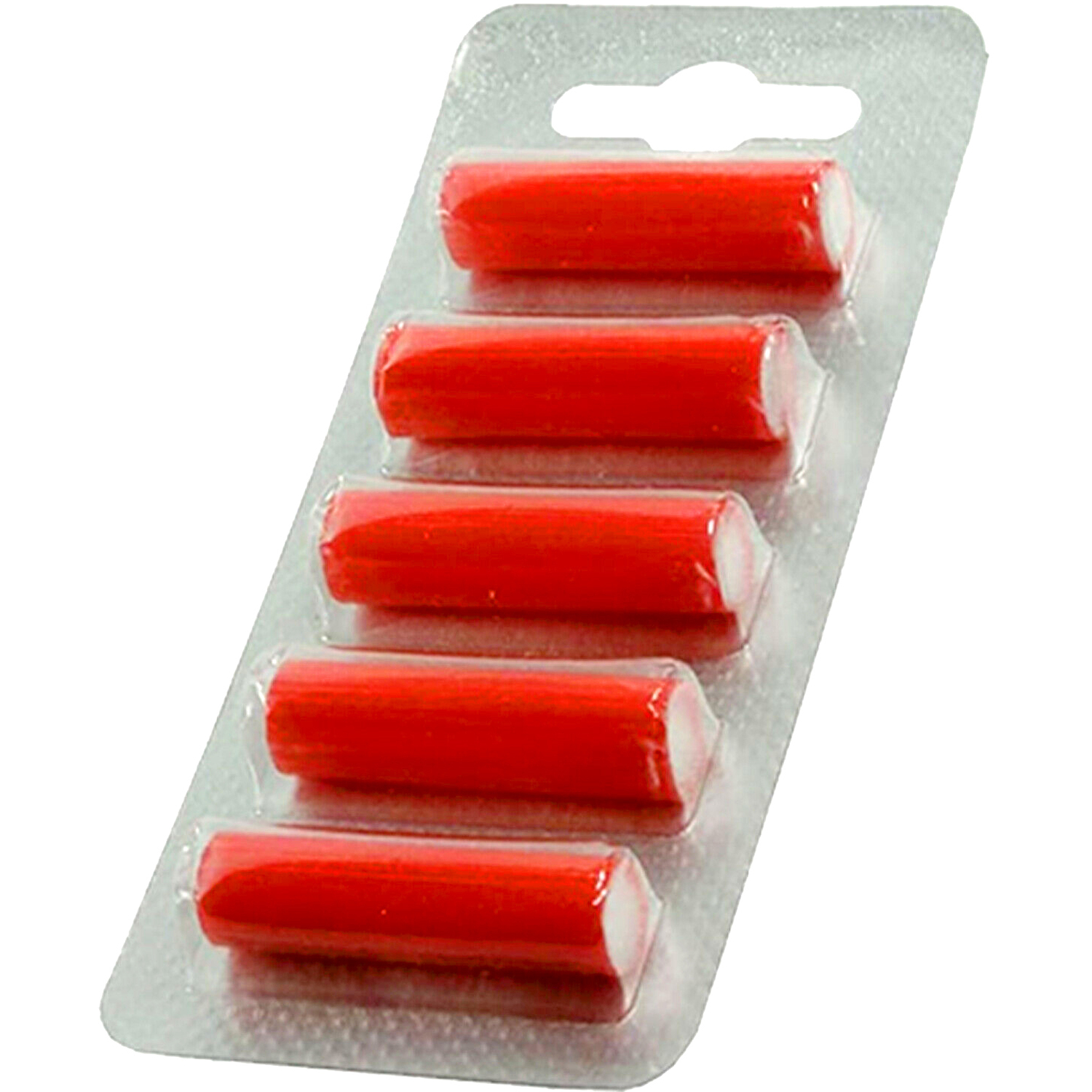 Universal Vacuum Cleaner Dust Bag Air Freshener Sticks (Pack of 5 Fresheners) - Red