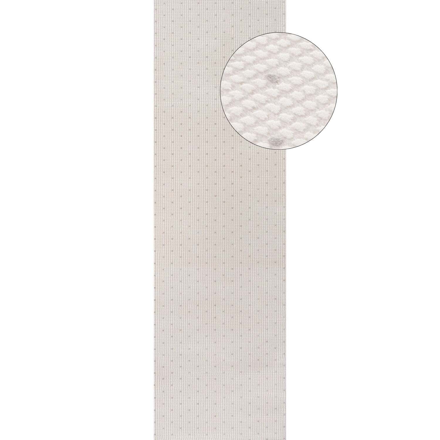 The Rugs Unisex Grey Carmel Modern Area Rugs And Runners Dotted Design Soft Pile In 80Cm X 300Cm Kids - Image 3