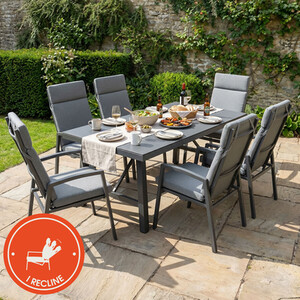 Stowbridge 6 Seater Reclining Dining Set