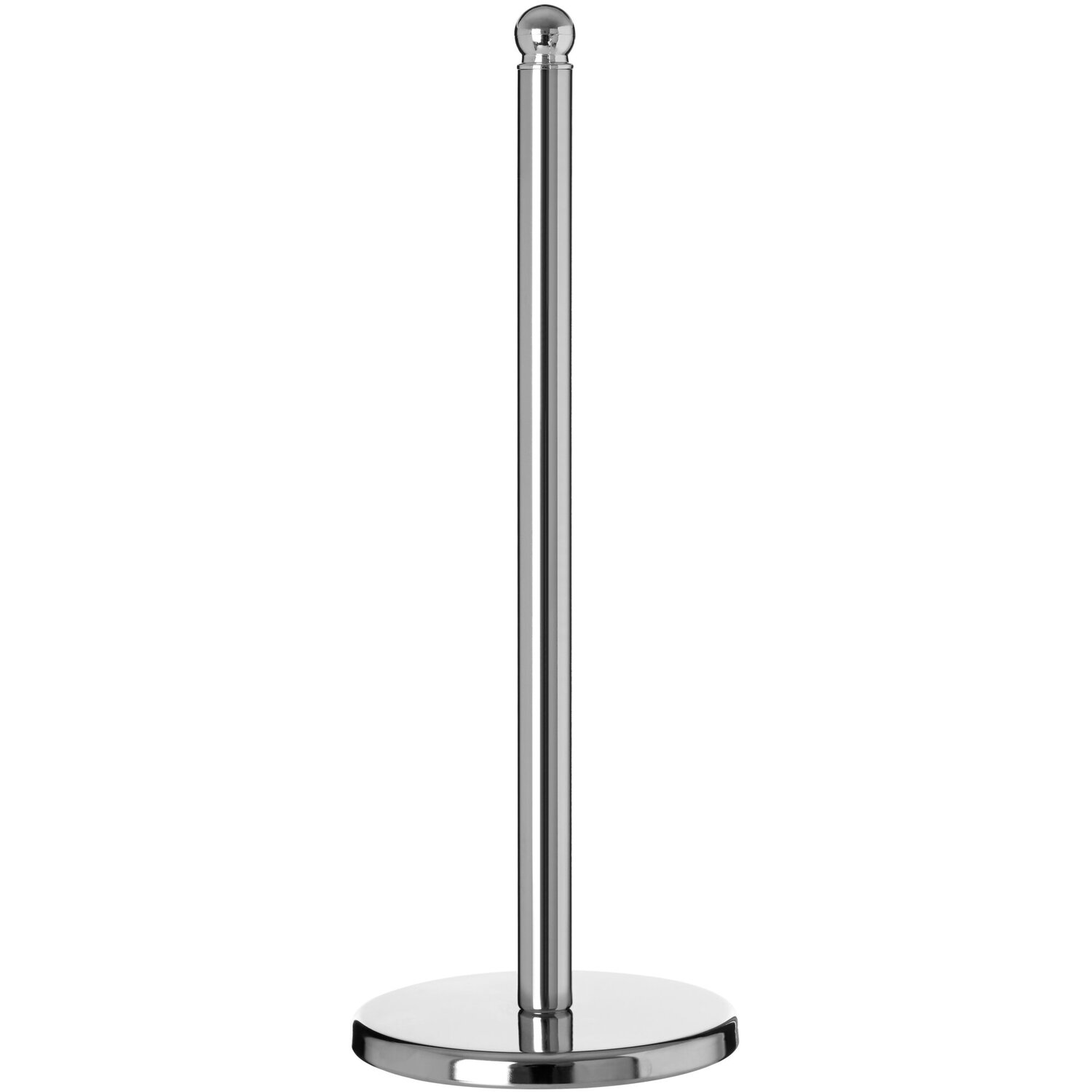 Hirano Chrome Kitchen Roll Holder - Silver