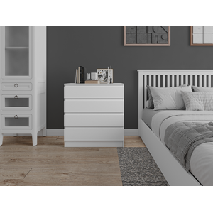 Toivo Chest Of 4 Drawers White