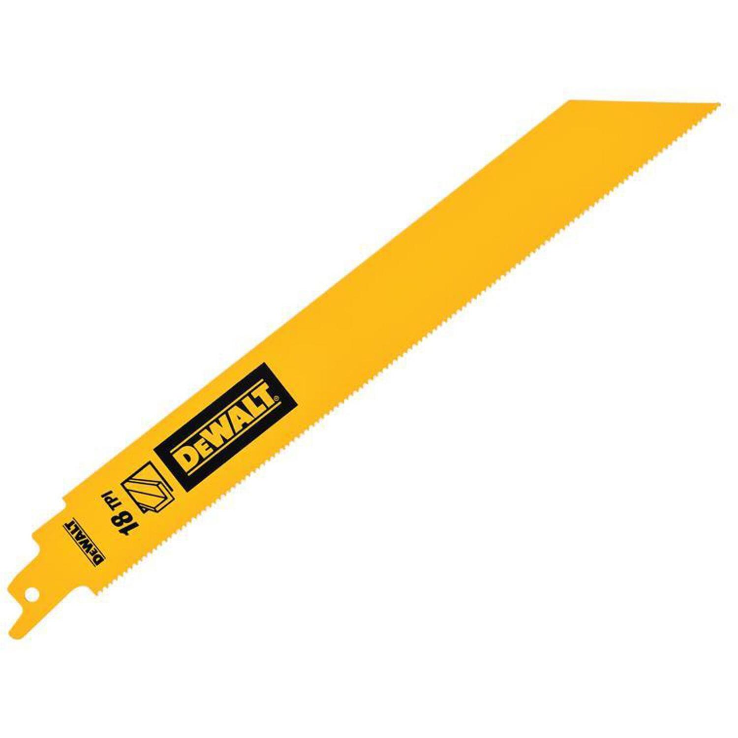 B&Q - 5 X Dt90388-Qz Bi-Metal 1In High Metal Reciprocating Blade 228mm X 18 Tpi - Image 4
