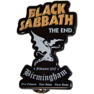 Black Sabbath The End Badge