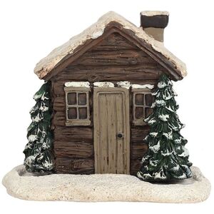 Something Different Log Cabin Incense Cone Holder