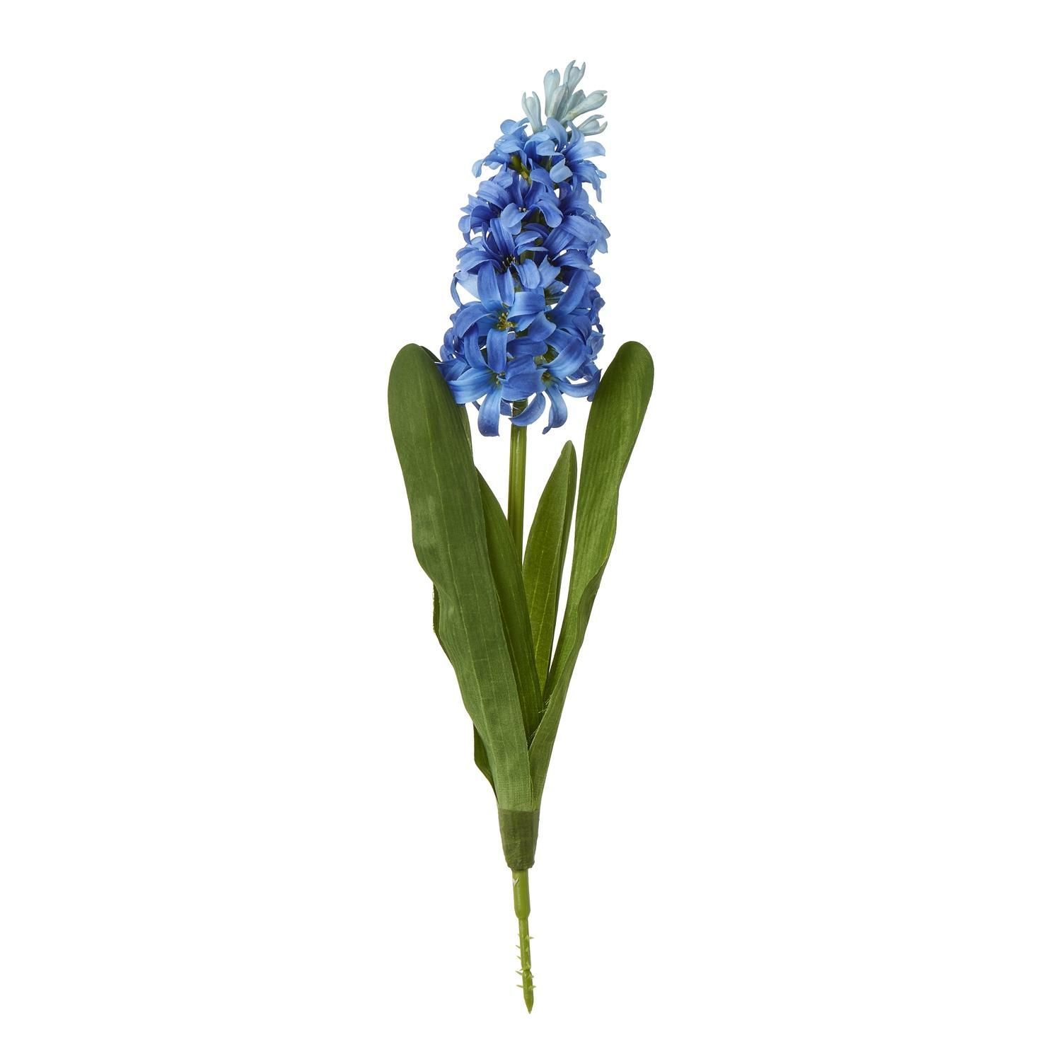 Hill Interiors Unisex Blue Hyacinth Stem Artificial Plant In - Image 2
