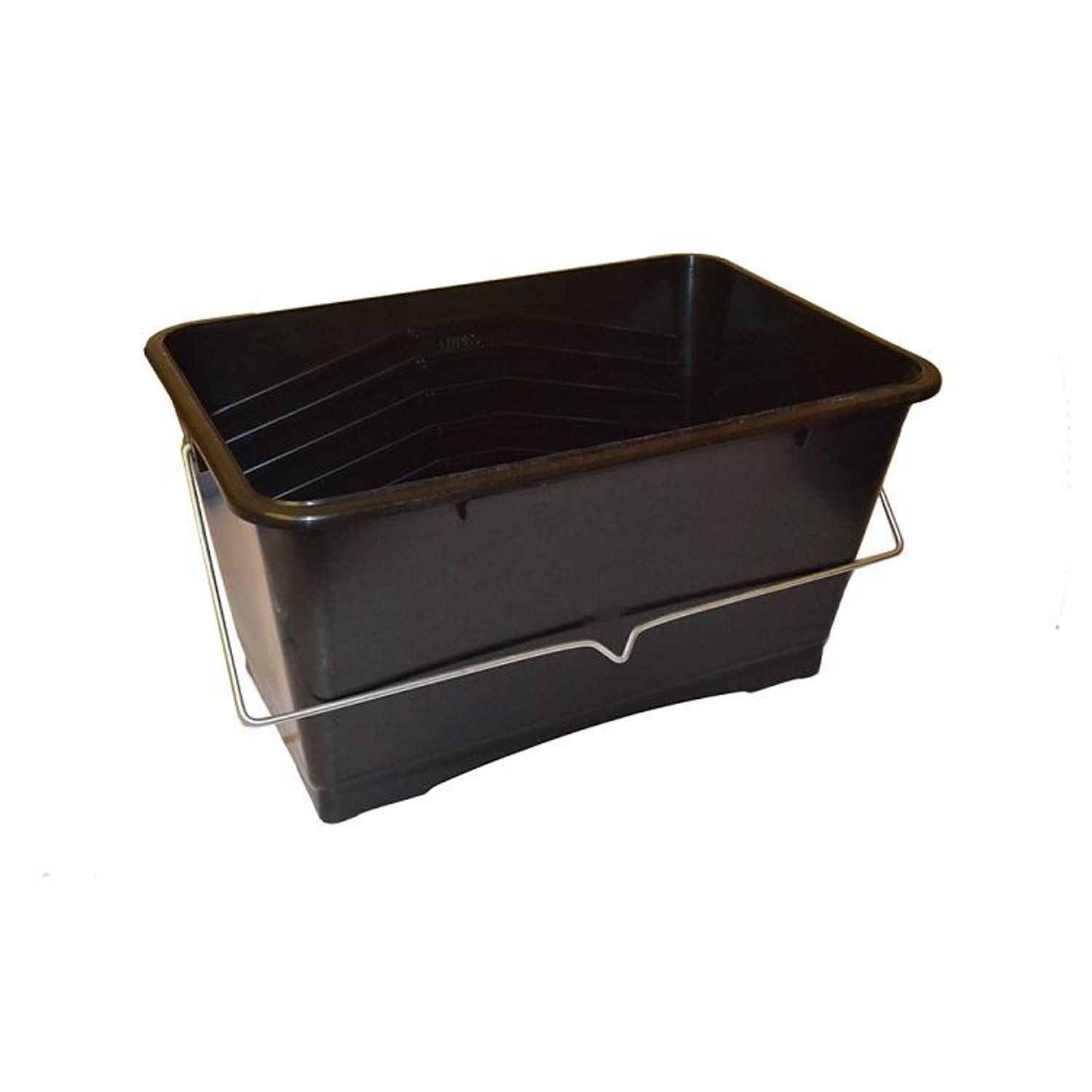 Universal Textiles Black Plastic Paint Scuttle 9L - One Colour