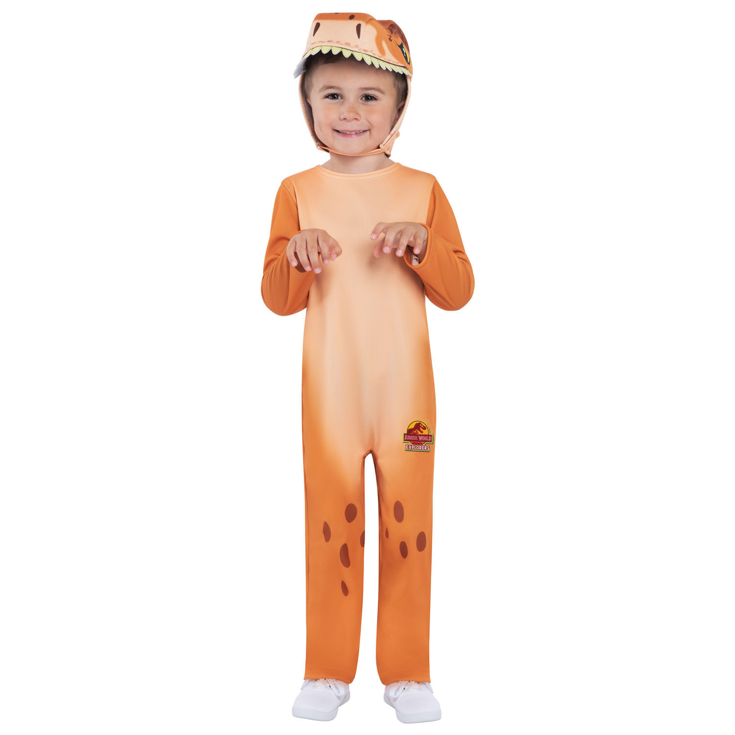 Jurassic World (2-3 Years, Orange/Beige) Childrens/Kids T-Rex Costume - Image 2