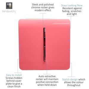 Trendi Artistic Modern Auto Retractive 1 Door Bell Switch
