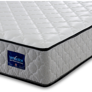 Bedzonline Diamond Quilted Orthopaedic Memory Foam & Pocket Spring Hybrid Mattress