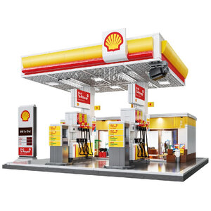 CaDa Shell Retail Station With USB Lighting 1309 Pieces
