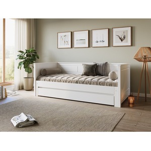 Erika Solid Wood Guest Bed White