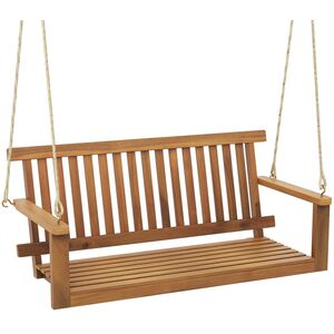 2-Seater Acacia Wood Porch Swing