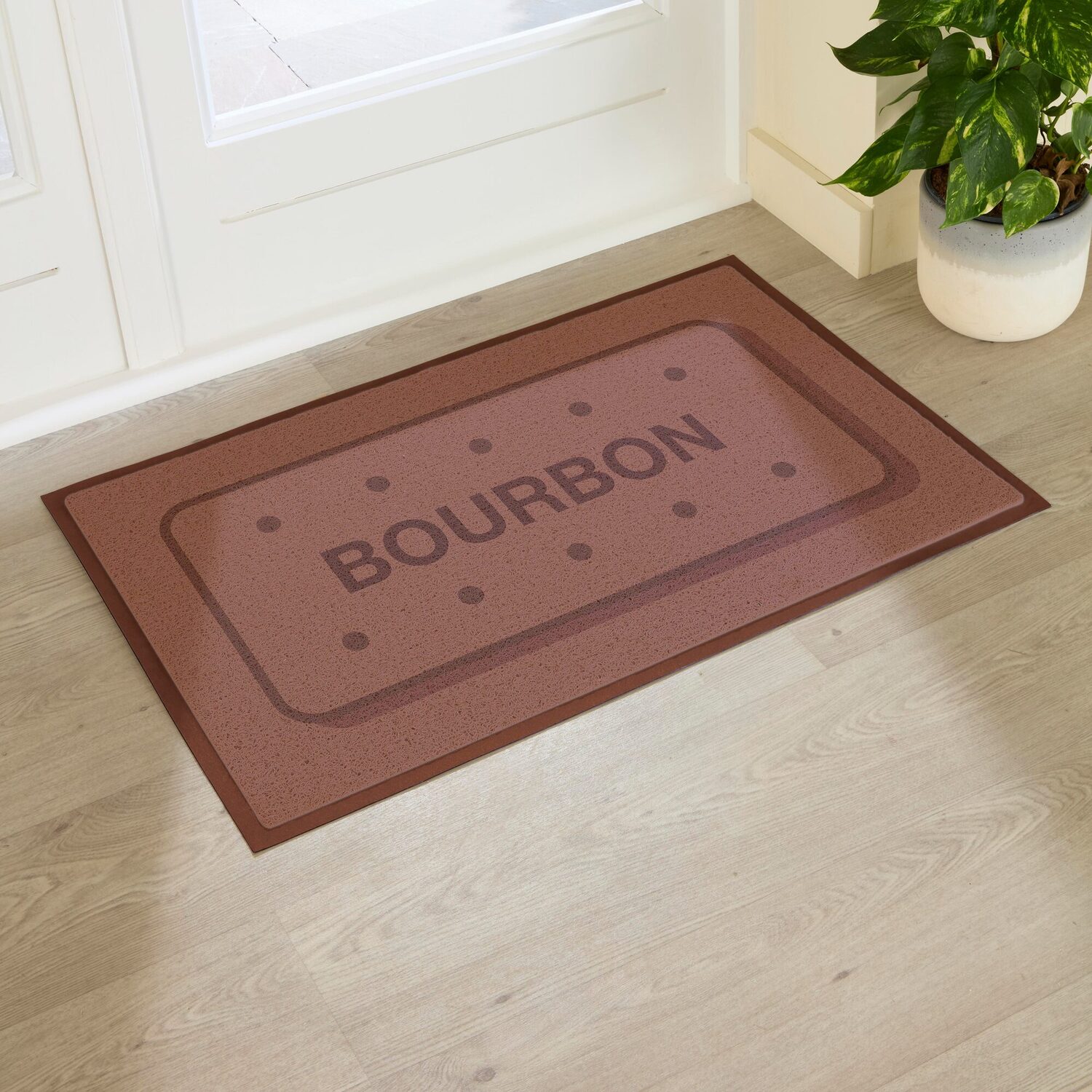 Artsy Mats Bourbon Biscuit Indoor/Outdoor Doormat (90X60cm) - Multi / 90 X 60Cm