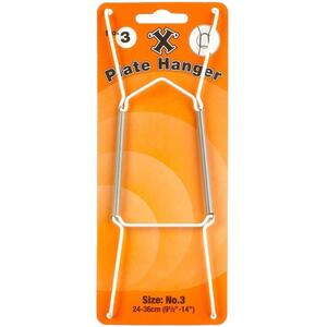 X-Hooks No. 3 Wall Plate Hanger Large 24-36cm (9 1/2