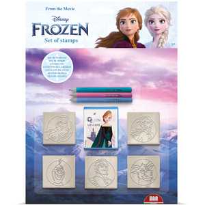 Frozen 2 Blister Pack 5 Stamps  Kids Craft & Stationery Set