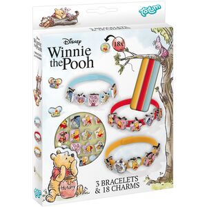 Winnie the Pooh 3 bracelets & 18 Charms