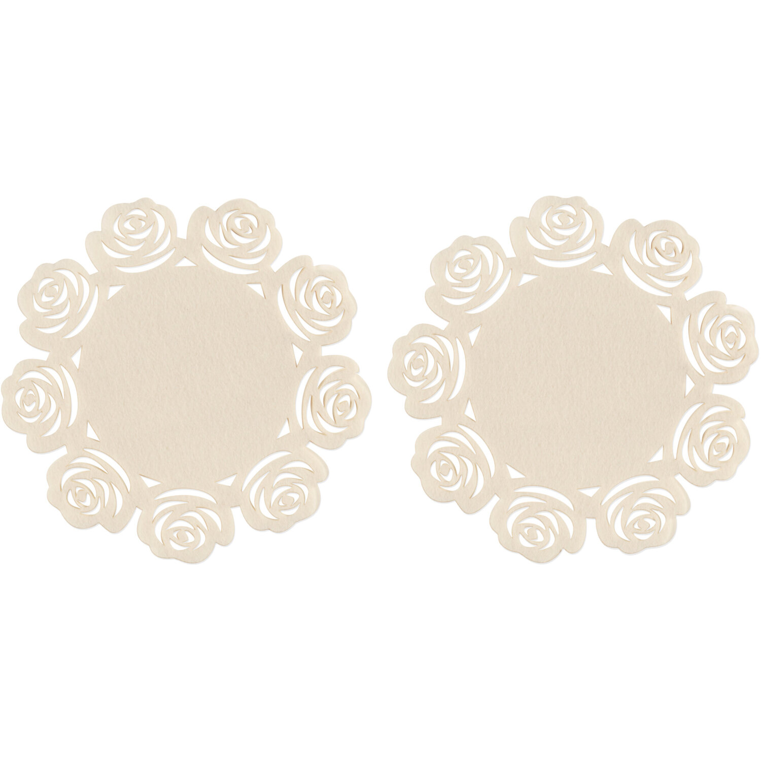 Image of Felt Set of 2 Ivory Placemats&hellip;