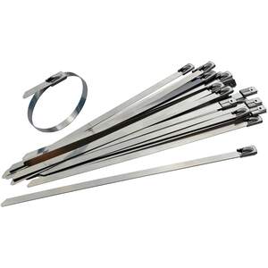 Faithfull cable ties black 4.8 x 300mm pack of 100
