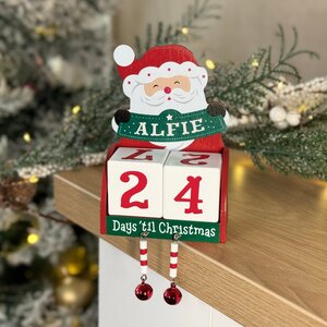 Pre-personalised Wood Advent Block Calendar - Over 80 Titles - Noah