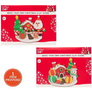Make Your Own Christmas Clay Scene Kit
