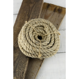 16mm Jute Rope, 10 metres / 32 ft Long, Strong Natural Hessian Cord, Perfect for Decking, Gardening