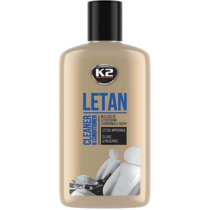 K2 Letan 250ml Leather Cleaner and Conditioner - Leather Care Milk for Upholstery, Bags, Furniture