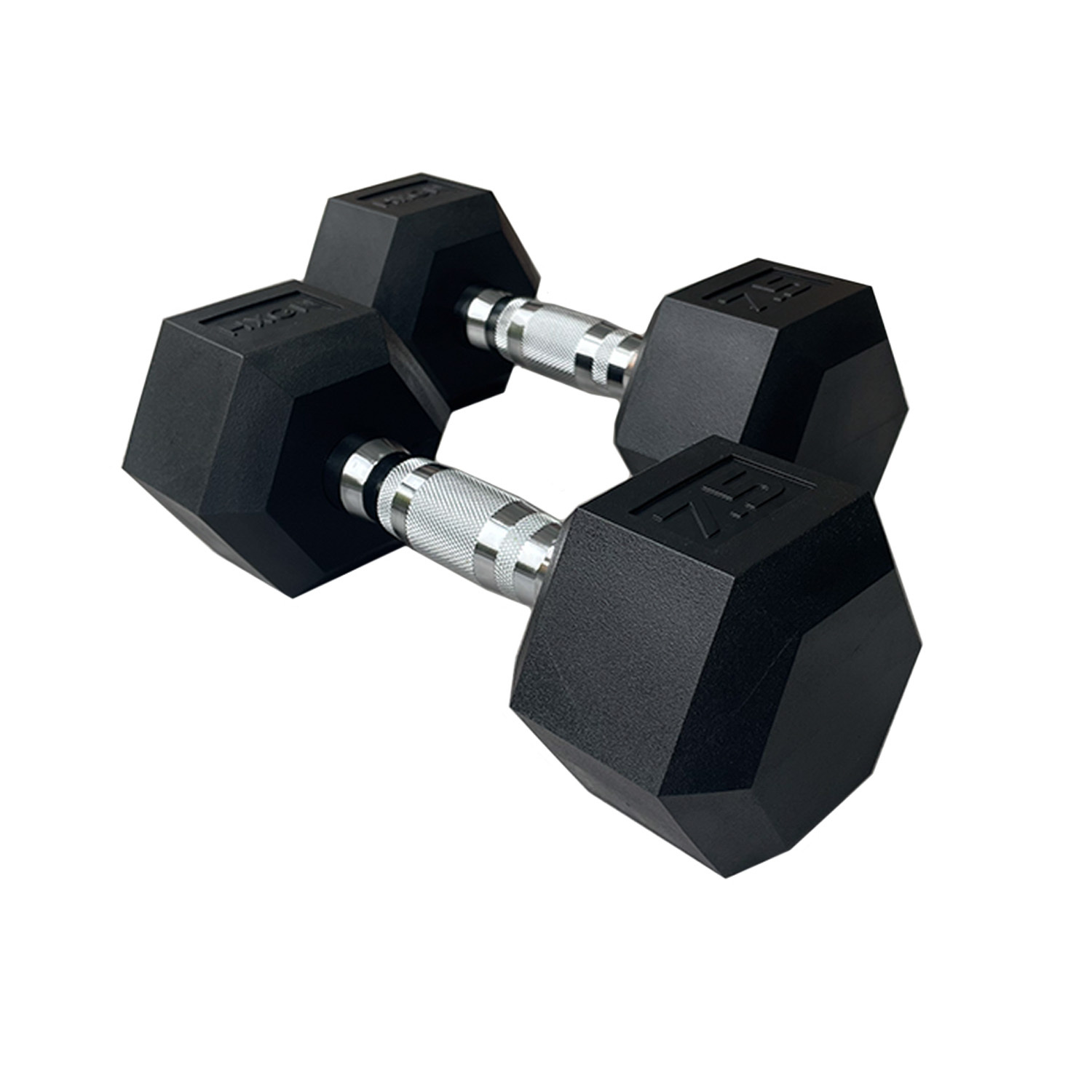 HXGN Pro Hex Dumbbells 2 x 7.5kg - Image 2