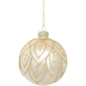 Glitter Petal Bauble