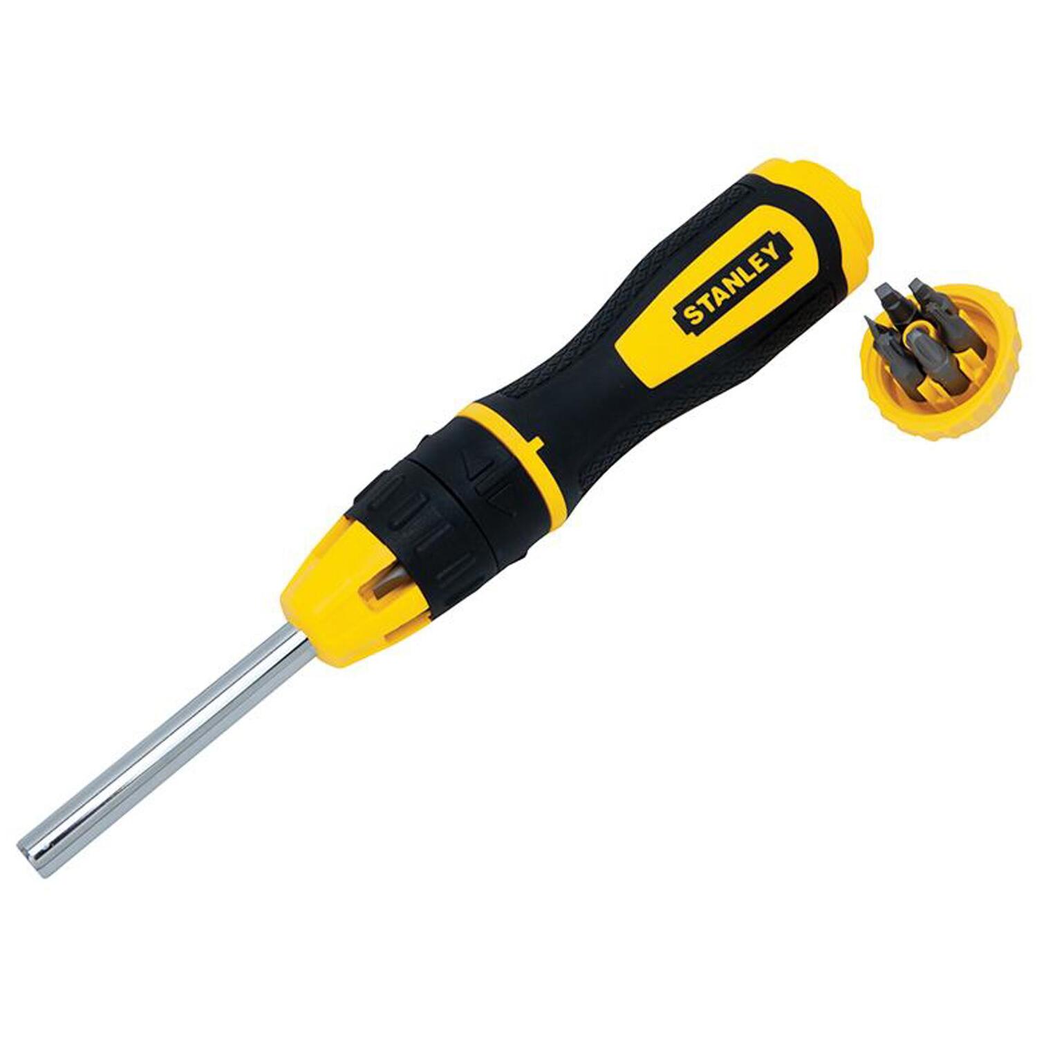 Stanley Multi-bit Ratchet Screwdriver - 10 Bits Included - Image 20