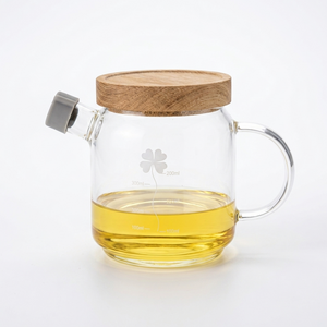 Eden & Willow Oil & Vinegar Dispenser with Acacia Lid