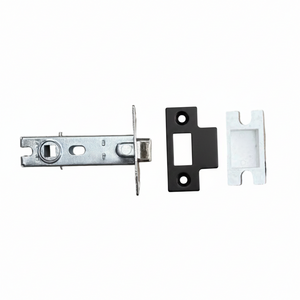 Mortice Tubular Door Latch - 73mm, Matt Black, Pack of 6