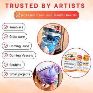CurePro Fast Set Epoxy Resin Kit for Tumblers & Glassware