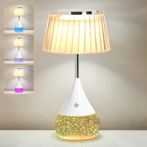 Table Lamp with Multi-coloured Water Base