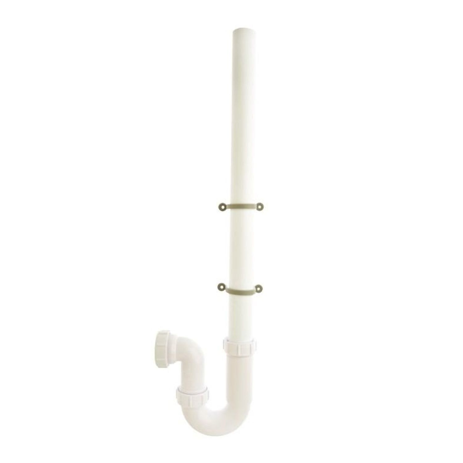 Securplumb Waste Trap & Pipe - White