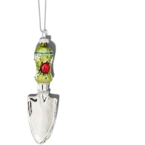 Green Spade with Ladybird Christmas Tree Decoration