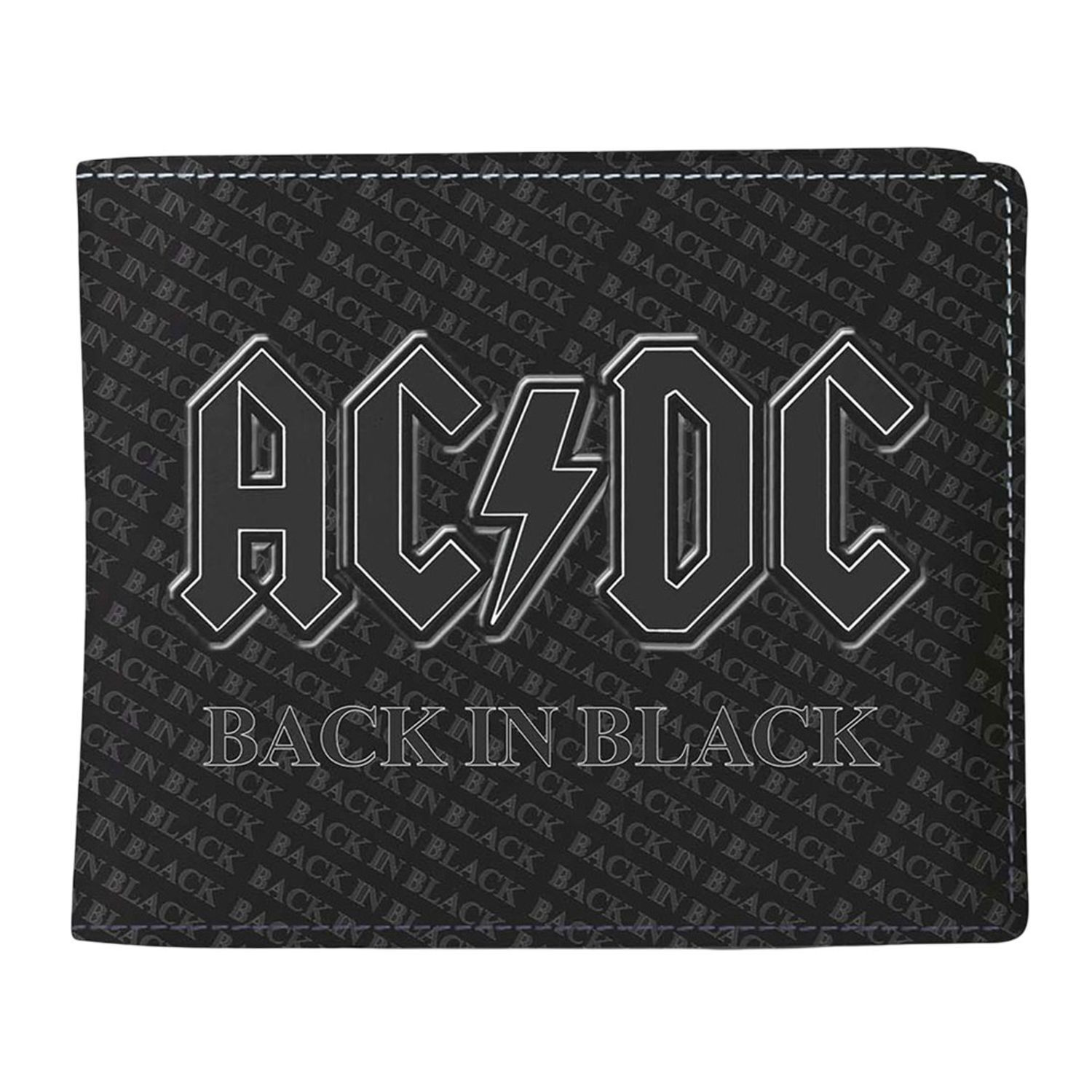 Ac/Dc Back In Black Wallet - Black