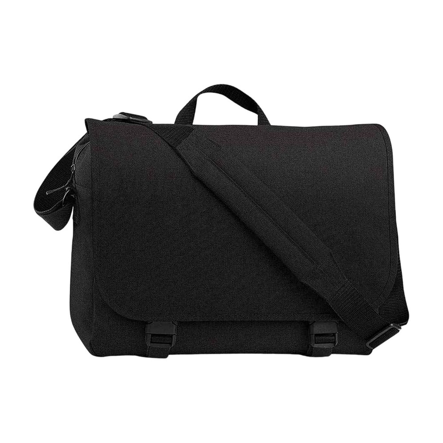 Bagbase Two Tone Laptop Bag - Black