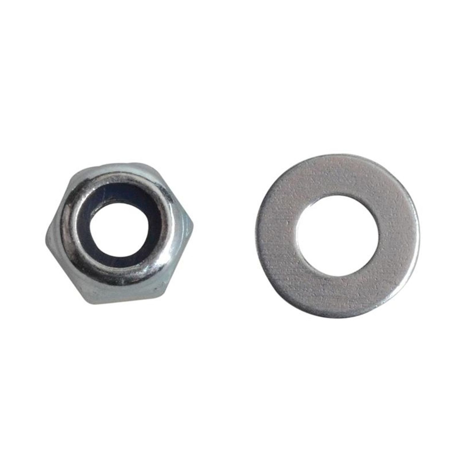 Forgefix Hexagonal Nuts With Nylon Inserts, Zp D - Multi Colour
