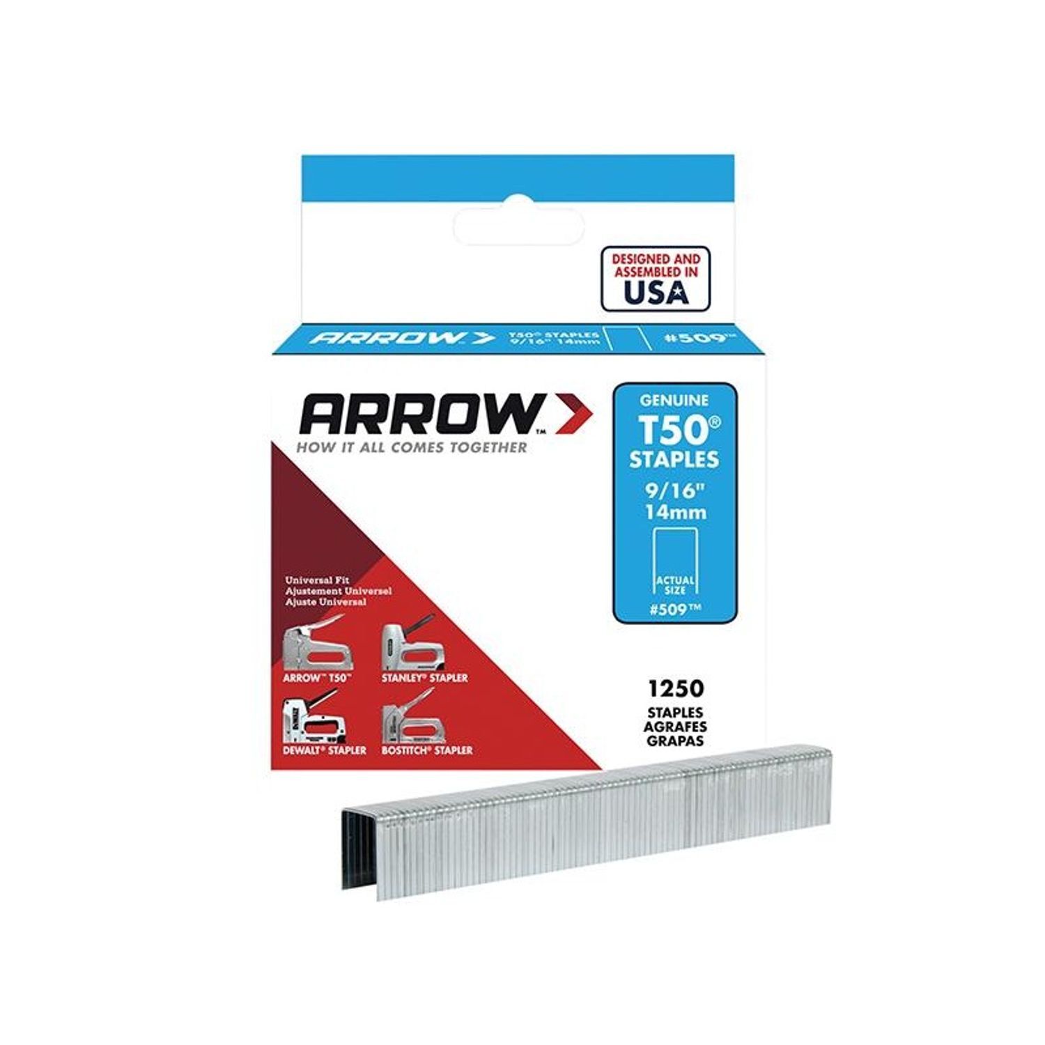 Arrow T50 Staples C - Multi Colour